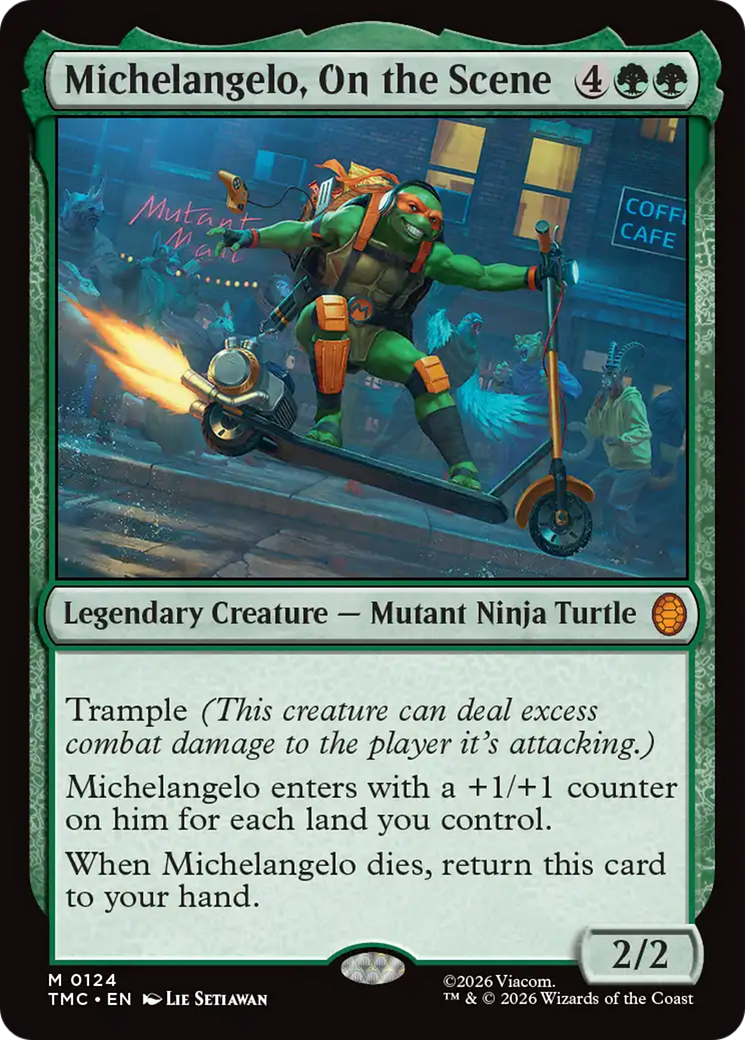 Michelangelo, On the Scene [Teenage Mutant Ninja Turtles Commander] | Good Games Cannington