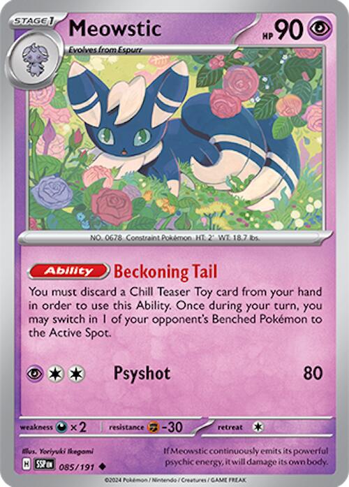 Meowstic (085/191) [Scarlet & Violet: Surging Sparks] | Good Games Cannington