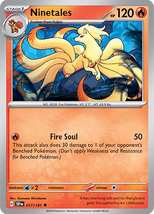 Ninetales (017/191) [Scarlet & Violet: Surging Sparks] | Good Games Cannington