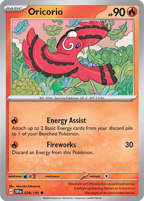 Oricorio (026/191) [Scarlet & Violet: Surging Sparks] | Good Games Cannington