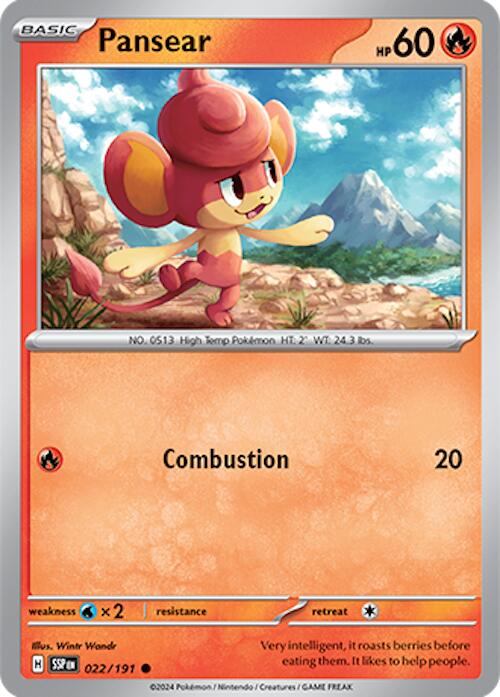 Pansear (022/191) [Scarlet & Violet: Surging Sparks] | Good Games Cannington