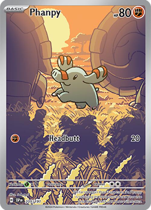 Phanpy (205/191) [Scarlet & Violet: Surging Sparks] | Good Games Cannington