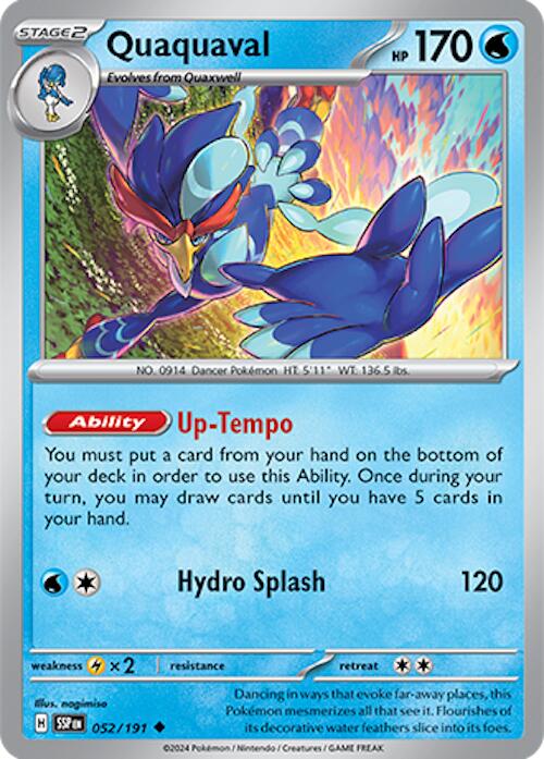 Quaquaval (052/191) [Scarlet & Violet: Surging Sparks] | Good Games Cannington
