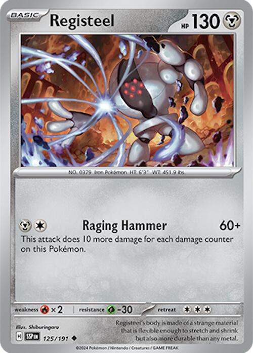 Registeel (125/191) [Scarlet & Violet: Surging Sparks] | Good Games Cannington
