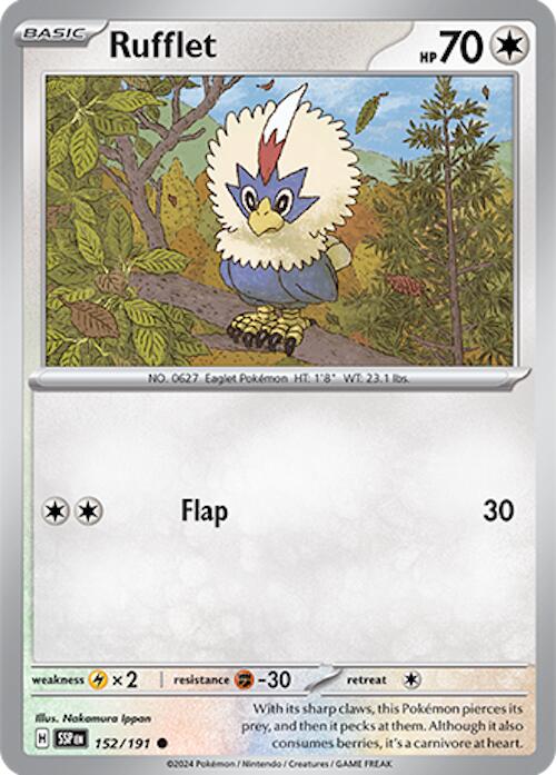 Rufflet (152/191) [Scarlet & Violet: Surging Sparks] | Good Games Cannington