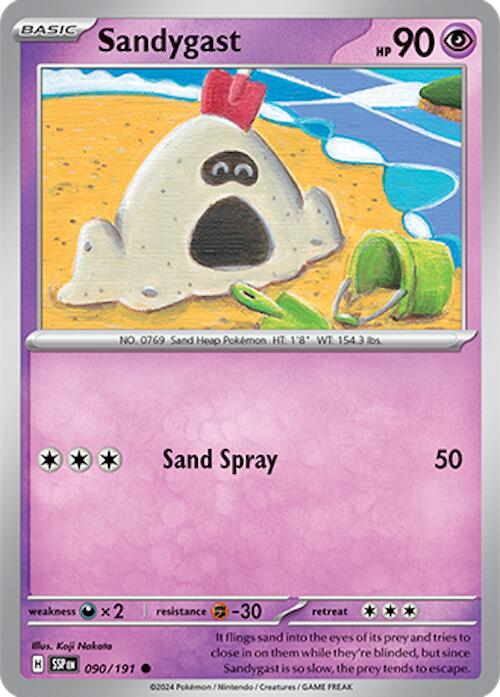 Sandygast (090/191) [Scarlet & Violet: Surging Sparks] | Good Games Cannington