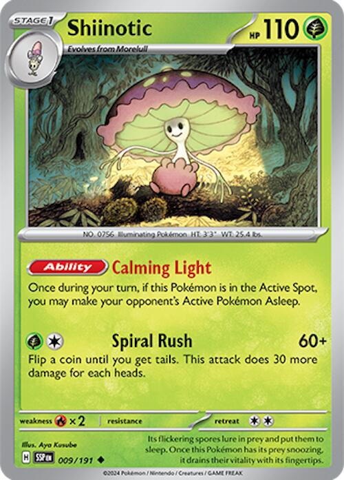 Shiinotic (009/191) [Scarlet & Violet: Surging Sparks] | Good Games Cannington