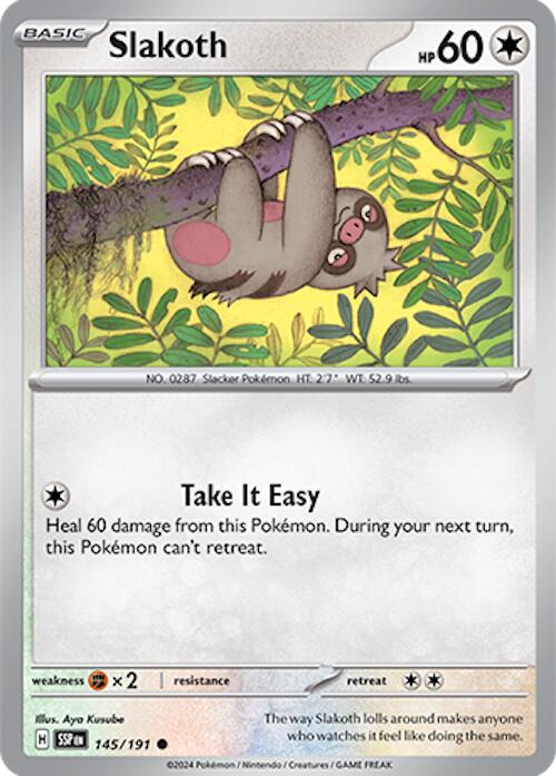 Slakoth (145/191) [Scarlet & Violet: Surging Sparks] | Good Games Cannington