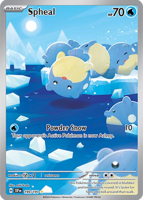 Spheal (199/191) [Scarlet & Violet: Surging Sparks] | Good Games Cannington