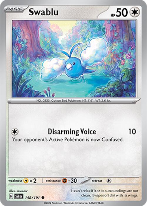 Swablu (148/191) [Scarlet & Violet: Surging Sparks] | Good Games Cannington