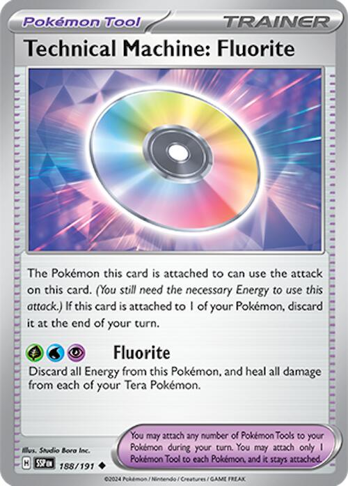Technical Machine: Fluorite (188/191) [Scarlet & Violet: Surging Sparks] | Good Games Cannington