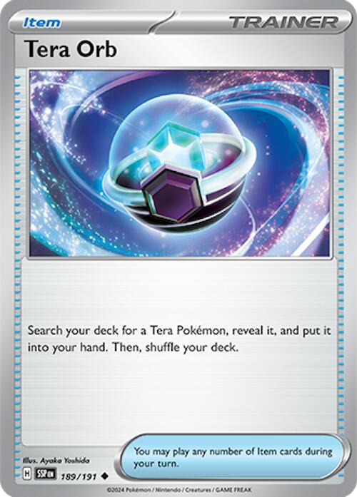 Tera Orb (189/191) [Scarlet & Violet: Surging Sparks] | Good Games Cannington