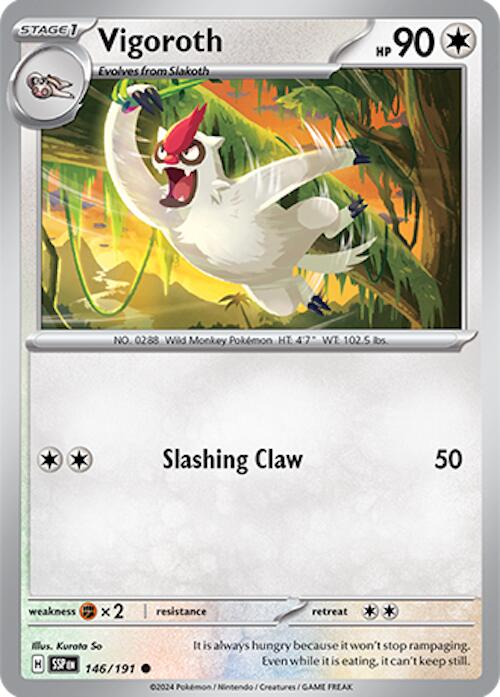 Vigoroth (146/191) [Scarlet & Violet: Surging Sparks] | Good Games Cannington