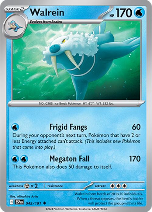 Walrein (045/191) [Scarlet & Violet: Surging Sparks] | Good Games Cannington