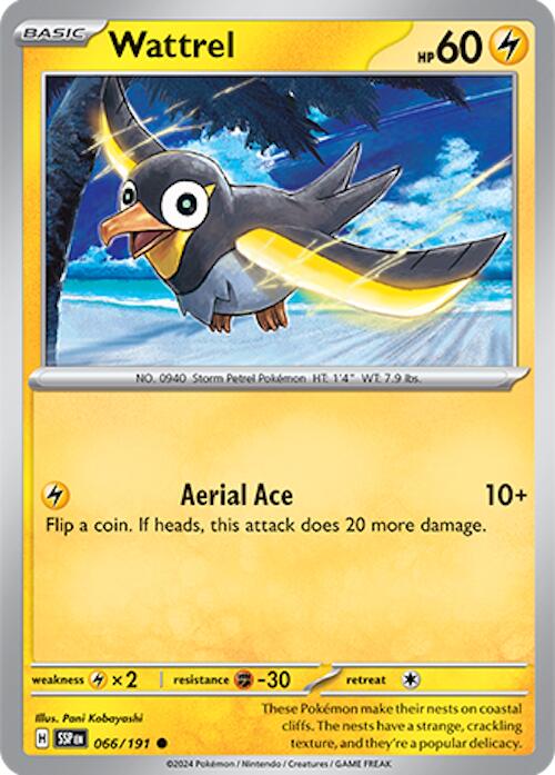 Wattrel (066/191) [Scarlet & Violet: Surging Sparks] | Good Games Cannington