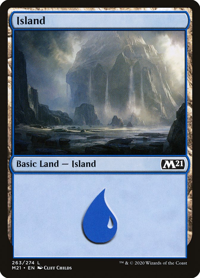 Island (263) [Core Set 2021] | Good Games Cannington
