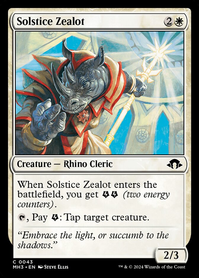 Solstice Zealot 43 (Modern Horizons 3)  - Foil | Good Games Cannington