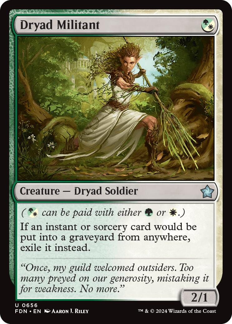 Dryad Militant [Foundations] | Good Games Cannington