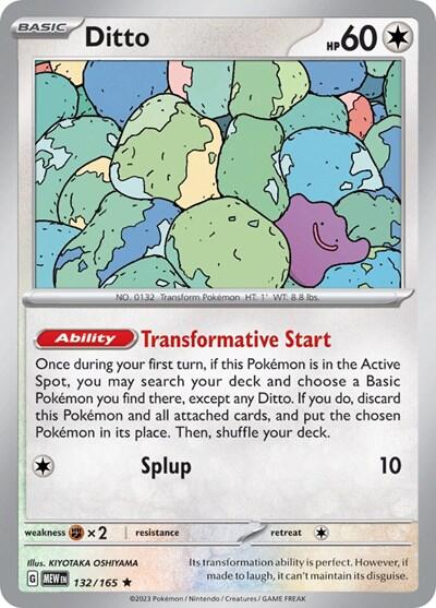 Ditto (132/165) (Non-Holo) [Scarlet & Violet 151] | Good Games Cannington