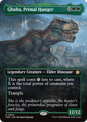 Ghalta, Primal Hunger (Borderless) [Foundations] | Good Games Cannington