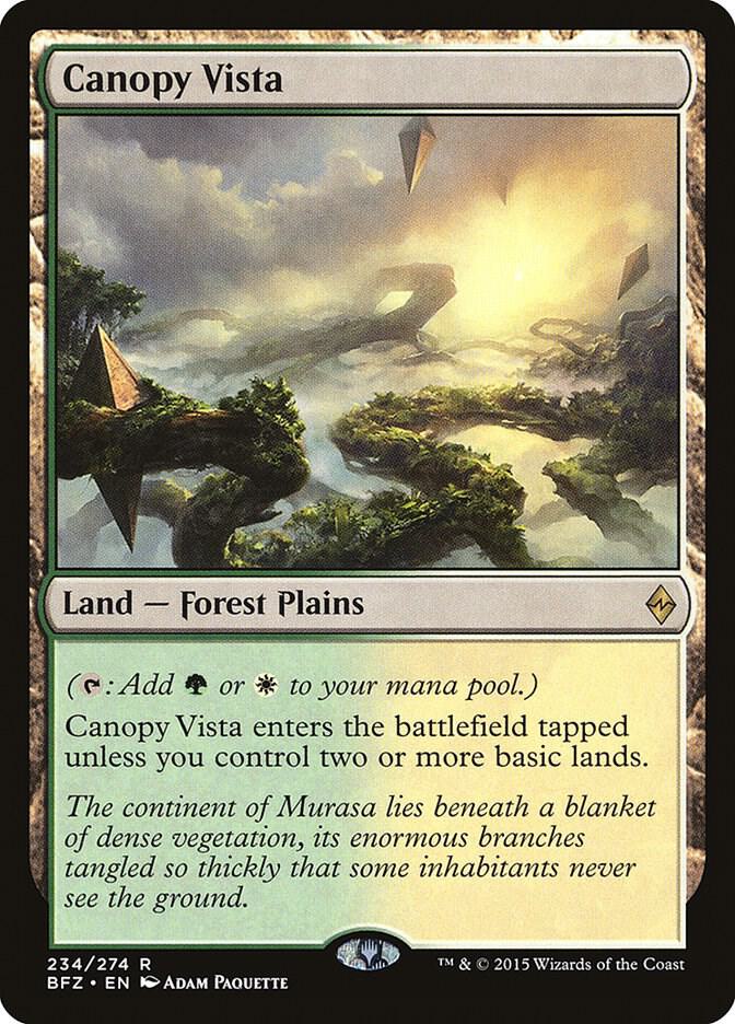 Canopy Vista 234/274 (Battle for Zendikar)  | Good Games Cannington