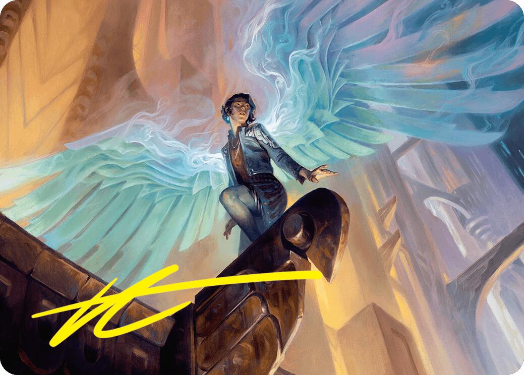 Giada, Font of Hope Art Card (20/54) (Gold-Stamped Signature) [Foundations Art Series] | Good Games Cannington