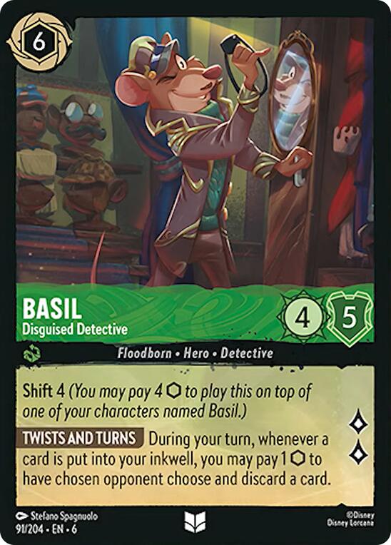 Basil - Disguised Detective (91/204) [Azurite Sea] | Good Games Cannington