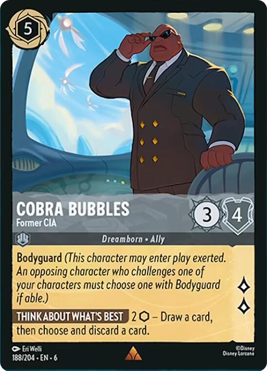 Cobra Bubbles - Former CIA (188/204) [Azurite Sea] | Good Games Cannington