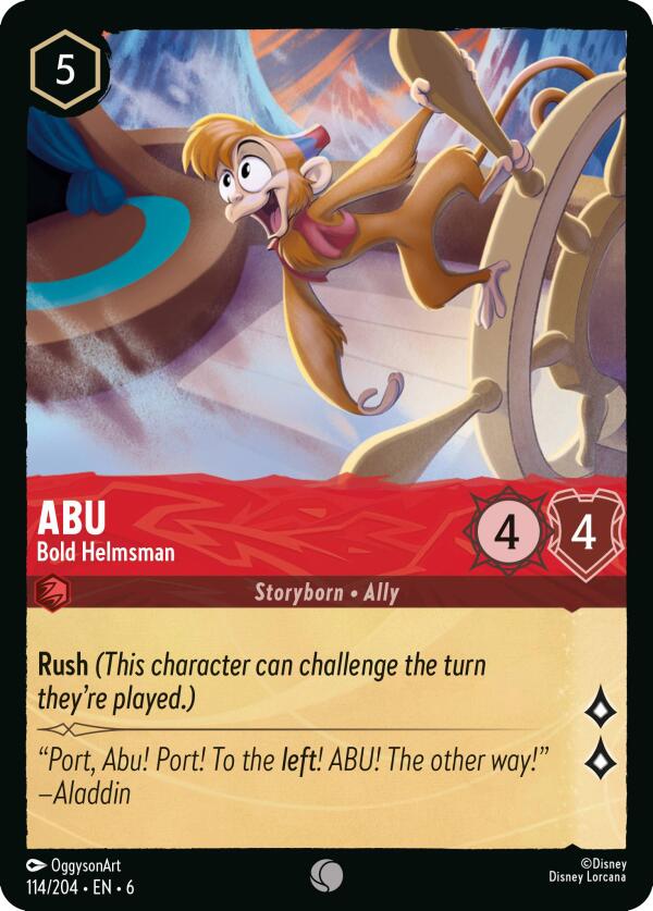 Abu - Bold Helmsman (114/204) [Azurite Sea] | Good Games Cannington