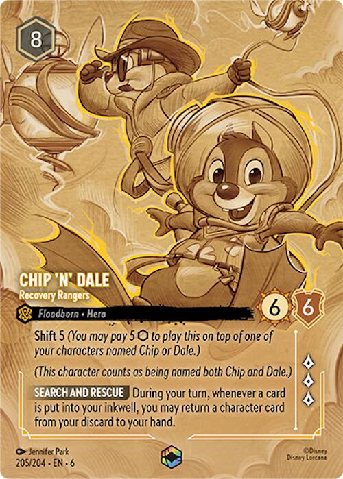 Chip 'n' Dale - Recovery Rangers (Enchanted) (205/204) [Azurite Sea] | Good Games Cannington