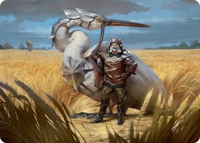 Skyknight Squire Art Card (4/54) [Foundations Art Series] | Good Games Cannington