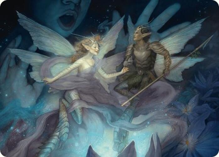 Faebloom Trick Art Card (6/54) [Foundations Art Series] | Good Games Cannington