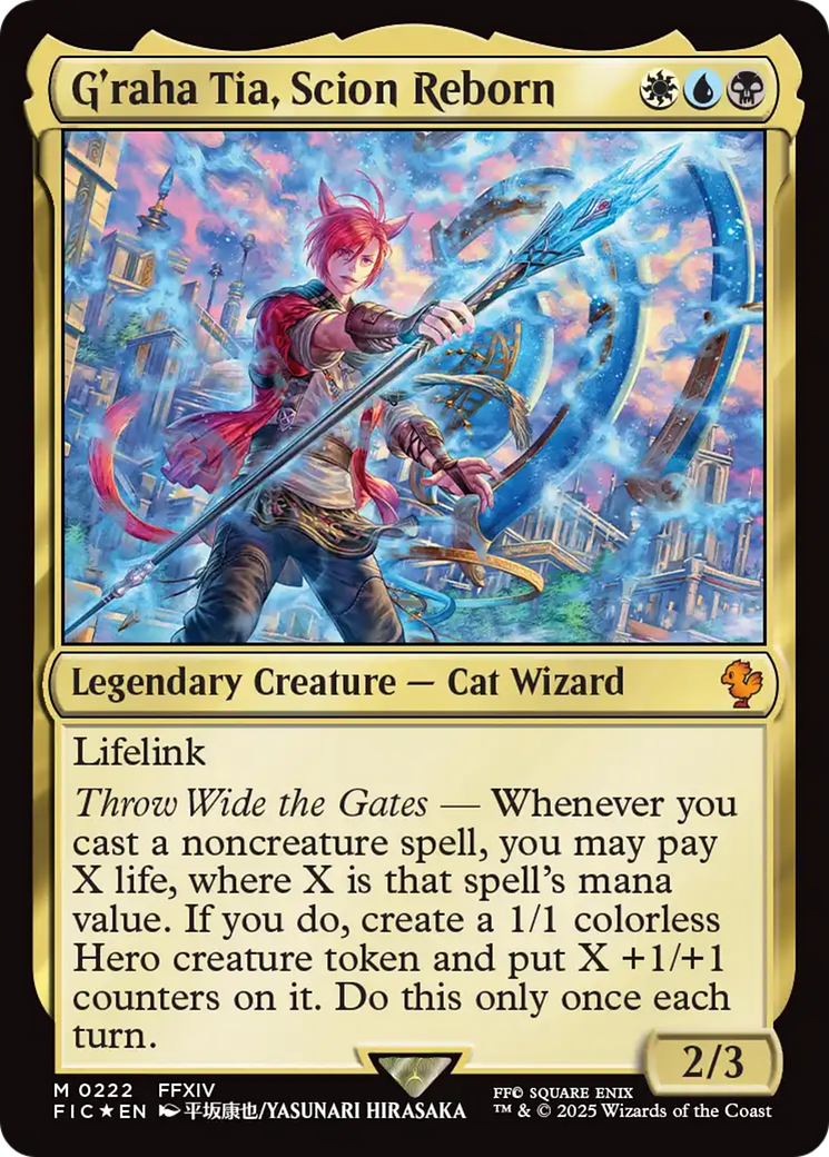 G'raha Tia, Scion Reborn (Surge Foil) [FINAL FANTASY Commander] | Good Games Cannington