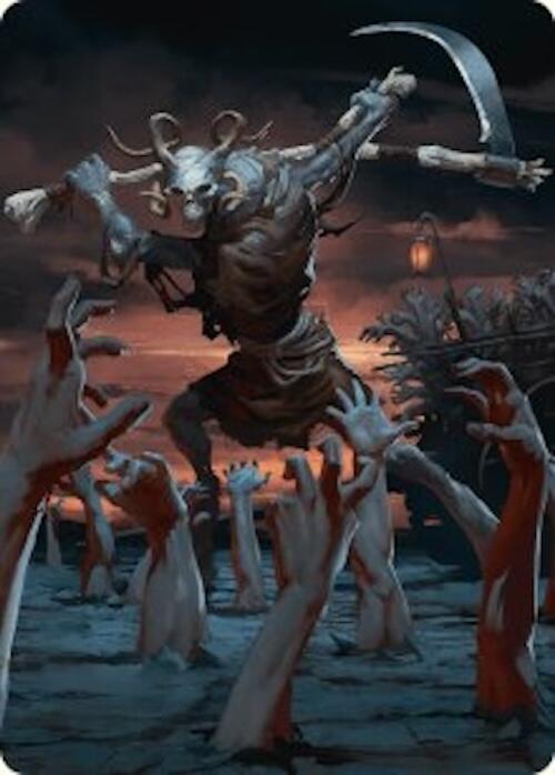 Abyssal Harvester Art Card (34/54) [Foundations Art Series] | Good Games Cannington