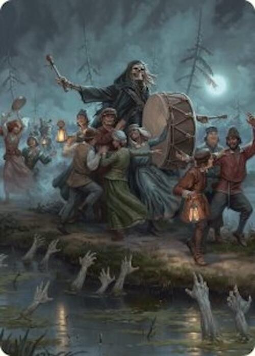 Blasphemous Edict Art Card (35/54) [Foundations Art Series] | Good Games Cannington