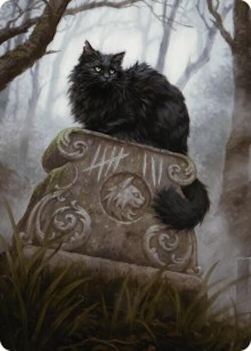 Nine-Lives Familiar 2 Art Card (36/54) [Foundations Art Series] | Good Games Cannington