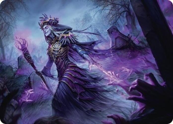 Zul Ashur, Lich Lord Art Card (10/54) [Foundations Art Series] | Good Games Cannington