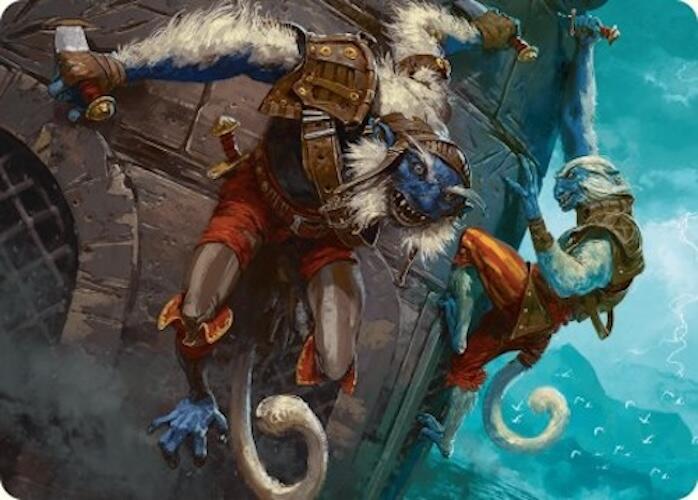 Goblin Boarders Art Card (11/54) [Foundations Art Series] | Good Games Cannington