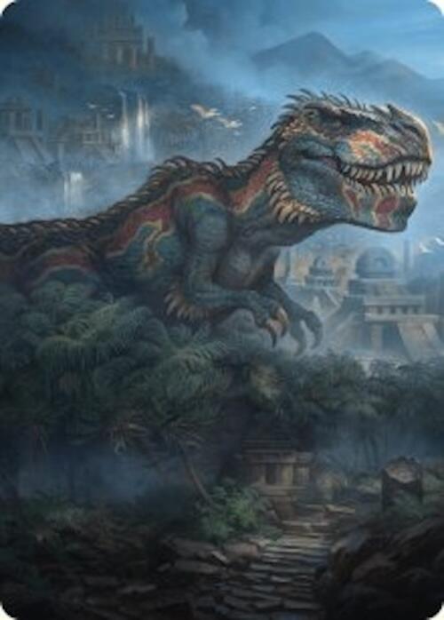 Ghalta, Primal Hunger Art Card (41/54) [Foundations Art Series] | Good Games Cannington