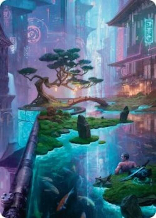 Island Art Card (22/54) [Foundations Art Series] | Good Games Cannington