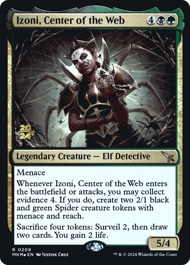 Izoni, Center of the Web [Murders at Karlov Manor Prerelease Promos] | Good Games Cannington