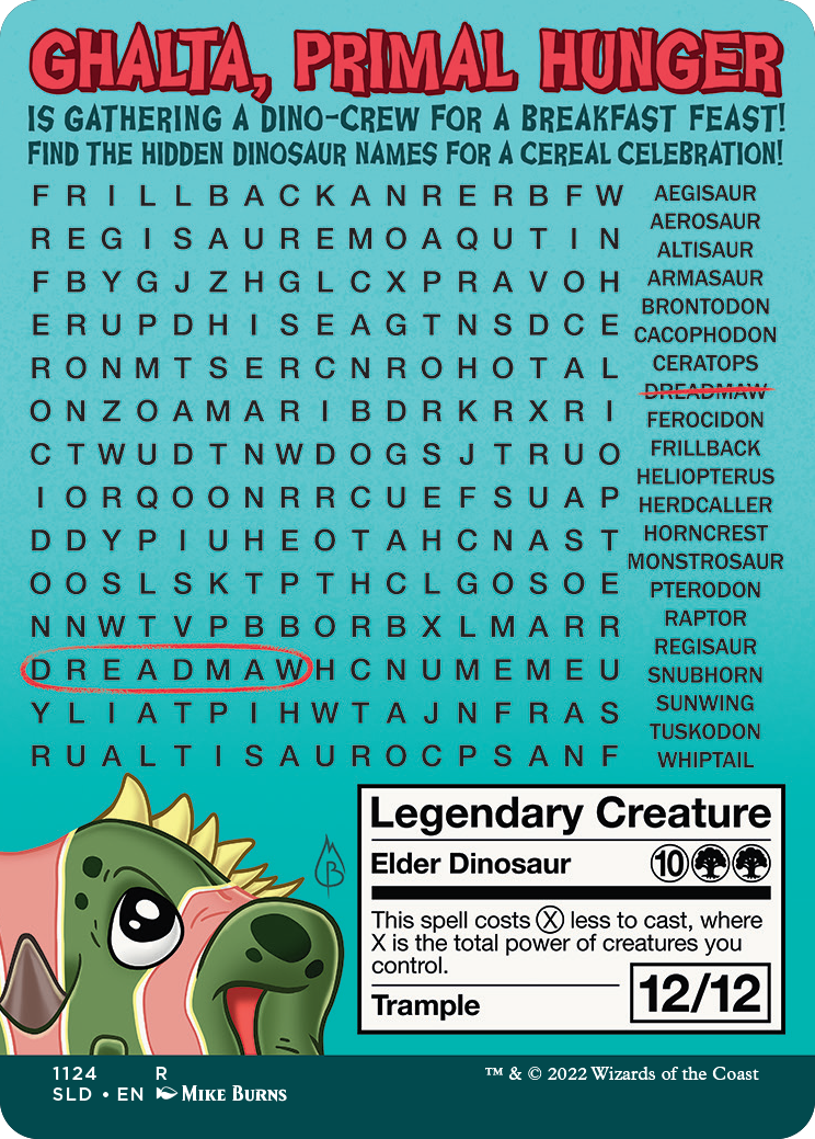 Ghalta, Primal Hunger (Borderless) [Secret Lair Drop Series] | Good Games Cannington