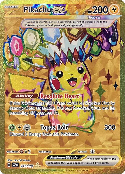 Pikachu ex (247/191) [Scarlet & Violet: Surging Sparks] | Good Games Cannington