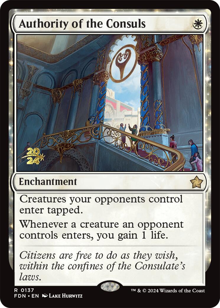 Authority of the Consuls [Foundations Prerelease Promos] | Good Games Cannington