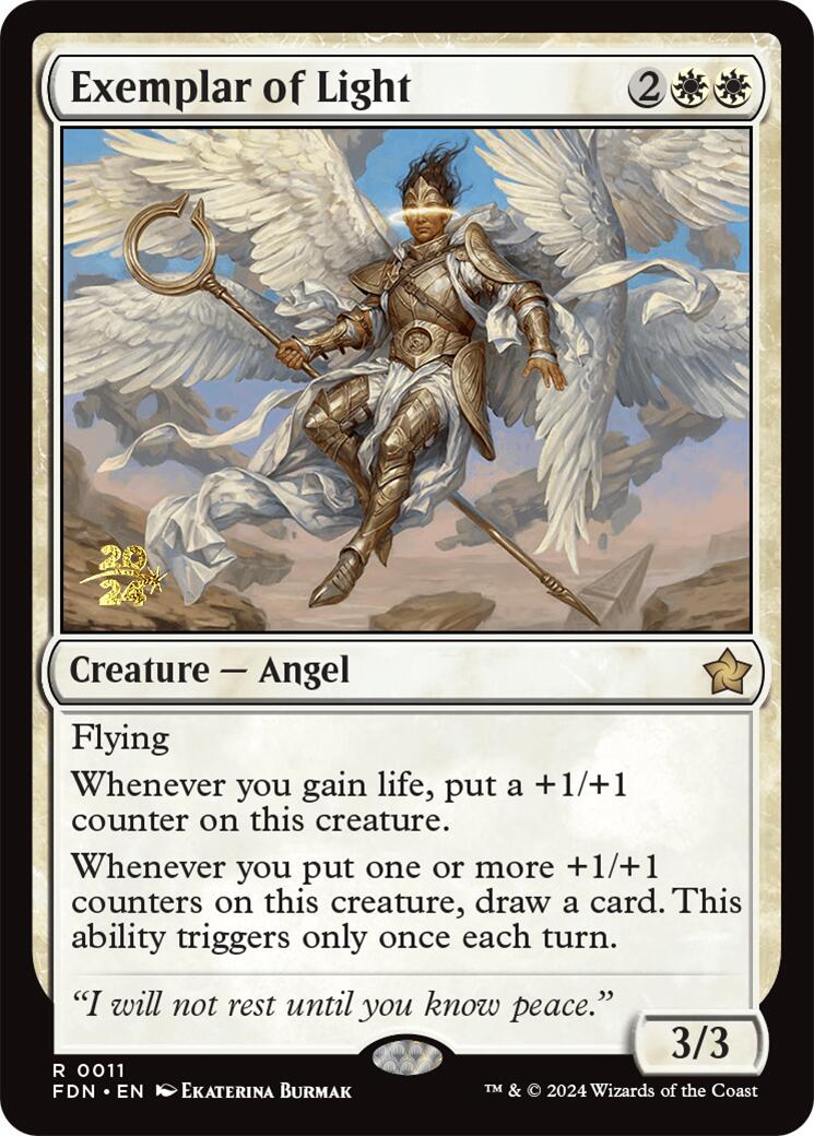 Exemplar of Light [Foundations Prerelease Promos] | Good Games Cannington