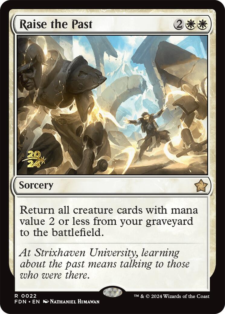 Raise the Past [Foundations Prerelease Promos] | Good Games Cannington
