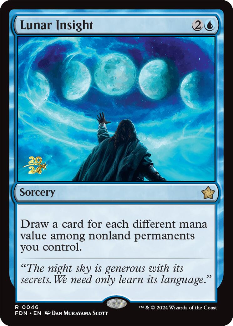 Lunar Insight [Foundations Prerelease Promos] | Good Games Cannington