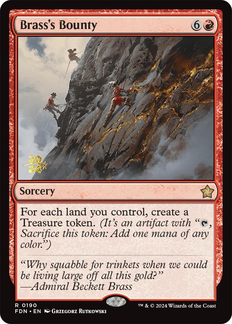 Brass's Bounty [Foundations Prerelease Promos] | Good Games Cannington