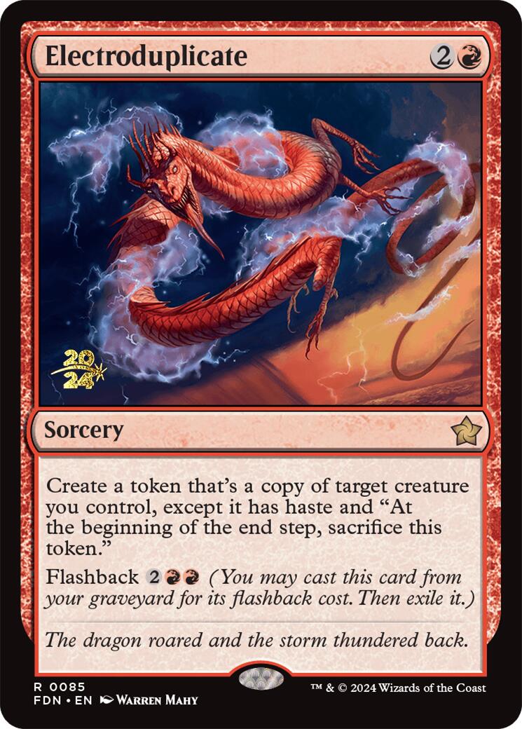 Electroduplicate [Foundations Prerelease Promos] | Good Games Cannington