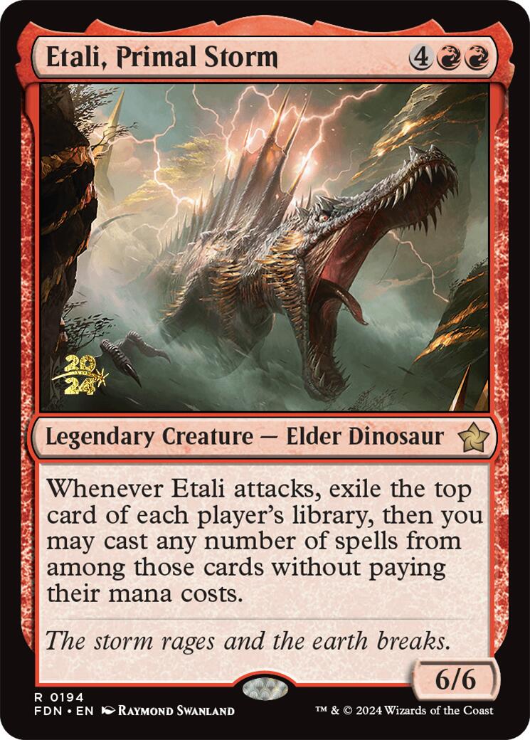 Etali, Primal Storm [Foundations Prerelease Promos] | Good Games Cannington